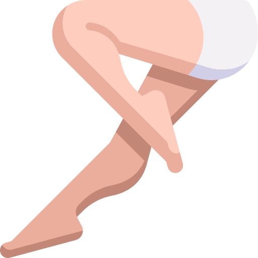 a woman with strong legs