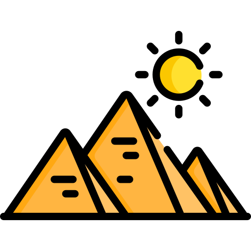 the pyramids