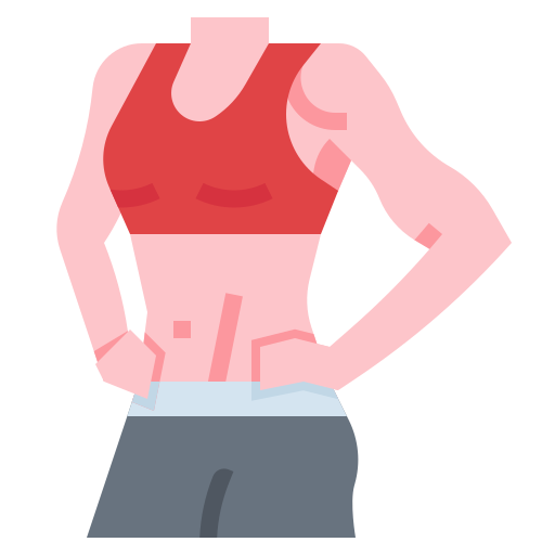 woman with strong core